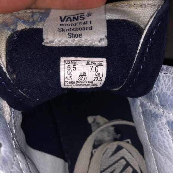 Vans Navy Blue Sk8-Hi’s - Picture 5 of 5